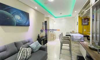 Imagem 7: Excelente apartamento de 48,51m² com 2 dormitórios todo mobiliado, 1 banheiro com armário