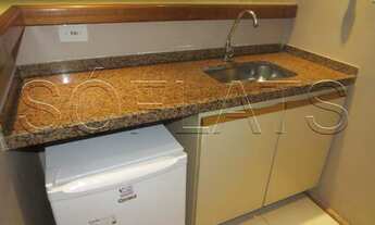 Imagem 3: EDIFÍCIO PAULISTANIA - Flat de 42m² mobiliado com 1 dormitório com quarto e sala separado