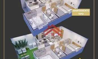 Imagem 2: Apartamento com 2 dormitórios à venda, 48 m² por R$ 199.000 - Aclimação - Uberlândia/MG