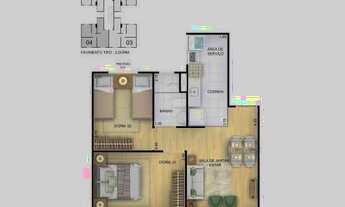 Imagem 4: Apt térreo a 600 mt da praia para alugar