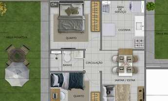 Imagem 3: Apartamento para venda tem 41 metros quadrados com 2 quartos em Alphaville II - Salvador