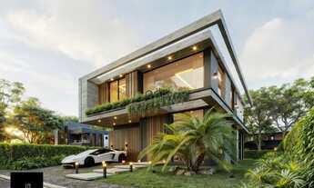 Imagem 2: Casa decorada á beira do lago com 04 suítes à venda - Condomínio Sunset em Xangri-lá REF