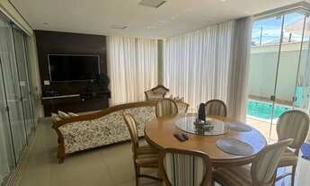 Imagem 5: Casa no condomínio Damha VI para locação com 350m², 03 suítes, climatizada, piscina aqueci