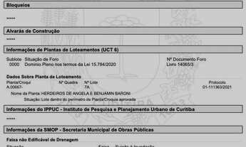 Imagem 5: Excelente Terreno/Lote no bairro Pilarzinho com 1176,00 m²