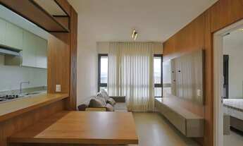 Imagem 2: APARTAMENTO MOBILIADO PARA LOCAÇÃO 01 QUARTO SUITE E 01 VAGA COM LAZER COMPLETO NO VILA DA