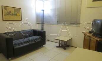 Imagem 2: EDIFÍCIO PAULISTANIA - Flat de 42m² mobiliado com 1 dormitório com quarto e sala separado