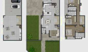 Imagem 2: Sobrado com 3 dormitórios à venda, 248 m² por R$ 1.200.000,00 - Boa Vista - Curitiba/PR