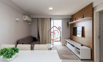 Imagem 4: Lindo flat mobiliado com 1 dormitório à venda, 60 m² por R$ 420.000 - Imbetiba - Macaé/RJ
