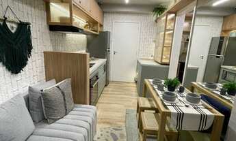 Imagem 2: Apartamento 1 dormitório com terraço estendido no Socorro com vista para a Represa do Guar