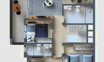 Imagem 2: COBERTURA com 3 dormitórios à venda com 157.87m² por R$ 1.670.900,00 no bairro Juvevê - CU