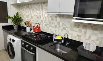 Imagem 3: Apartamento de dois dormitórios semi mobiliado com duas vagas no Moradas club Canoas