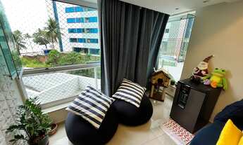 Imagem 2: Apartamento para venda possui 90 metros quadrados com 3 quartos em Boa Viagem - Recife - P