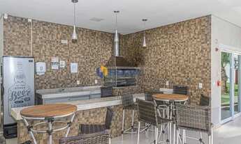 Imagem 5: Apartamento semi mobiliado com 2 quartos, sacada com churraisqueira para locação, no Jardi