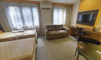 Imagem 6: Belíssimo flat totalmente mobiliado, com serviços de arrumação e lavanderia coletiva