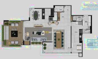 Imagem 6: Apartamento Duplex com 3 quartos à venda, 291 m² por R$ 4.156.000 - Água Verde - Curitiba