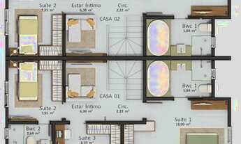 Imagem 3: Casa à venda com 3 dormitórios no bairro Cachoeira do Bom Jesus - Florianópolis - SC