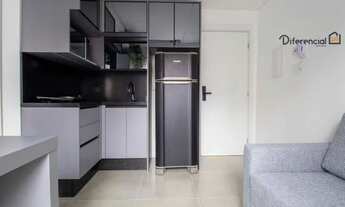 Imagem 4: Apartamento com 1 dormitório para alugar, 24 m² por R$ 2.720,00/mês - Água Verde - Curitib