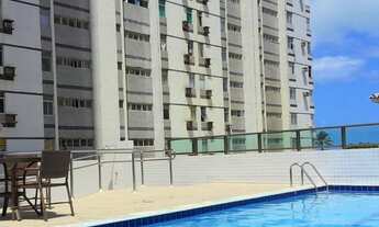 Imagem 3: Venda de um Flat 54m² 2 Qtos 1 Suíte, linda vista mar estrutura com serviços diversos na A