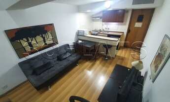 Imagem 4: Flat com 1x dormitório 56m² ao lado da Avenida Paulista no estilo duplex com serviços