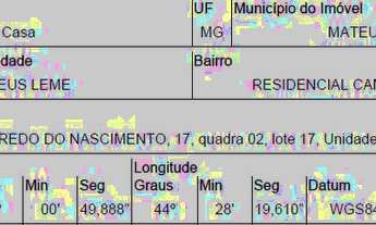 Imagem 4: RESIDENCIAL CAMPO DA CANELA - Oportunidade Única em MATEUS LEME - MG | Tipo: Casa