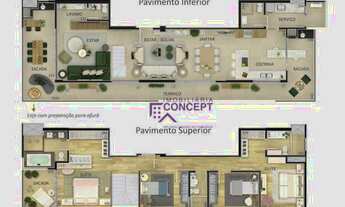 Imagem 2: Apartamento Duplex à venda, 226 m² por R$ 3.089.885,92 - Água Verde - Curitiba/PR