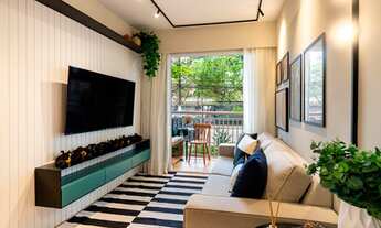 Imagem 3: Apartamento 2 dormitórios com varanda, vaga e vista para o Jardim Bontanico