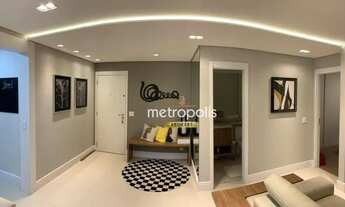 Imagem 2: Apartamento com 1 dormitório para alugar, 69 m² por R$ 5.207,58/mês - Cerâmica - São Caeta