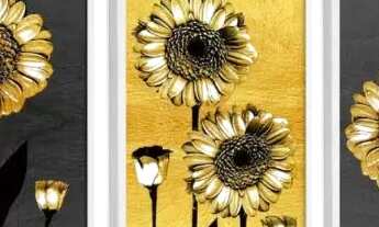 Imagem 2: Quadros Decorativos Girassol