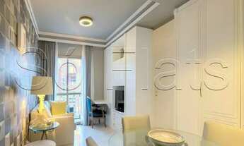 Imagem 2: Flat alto padrão no Itaim Bibi, disponível para locação próximo ao Google e a Av São Gabri