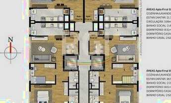 Imagem 4: Apartamento para Venda - 66.41m², 2 dormitórios, sendo 1 suites, 2 vagas - Bom Jesus