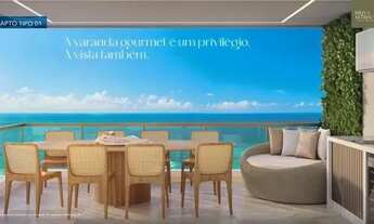 Imagem 4: Brisa Marina, 2 quartos de 61m² a 69m², varanda gourmet e 1 vaga de garagem em Pituaçu