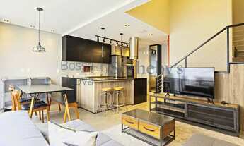 Imagem 2: Apartamento duplex em edifício contemporâneo