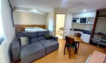 Imagem 2: Flat Riverside disponível para locação, 30m² contendo 1 dormitório e 1 vaga na Vila Olímpi