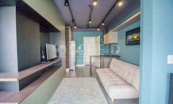 Imagem 4: Apartamento para locação no Centro / Bela Vista. Mobiliado. Novo, 1 dormitório, sala com v