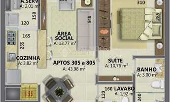 Imagem 6: PORTO ALEGRE - Apartamento Padrão - Menino Deus