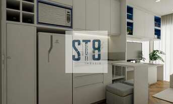 Imagem 6: Apto 1 quarto já com projeto de interiores. Perfeito para você que quer investir em um imó