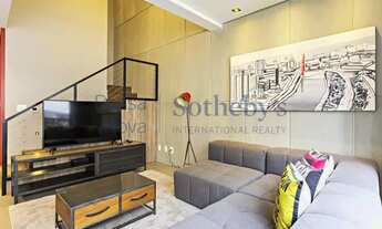 Imagem: Apartamento duplex em edifício contemporâneo