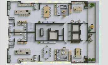 Imagem 2: Duplex com 4 dormitórios à venda sendo 4 suítes, 320.15 m² por - R$ 17.636.000,00 - Centro