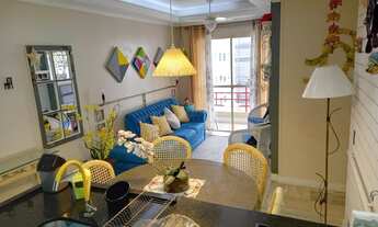 Imagem 7: Belíssimo apartamento, 65 m², decorado e com lazer contendo 02 dormitórios na Enseada - Gu