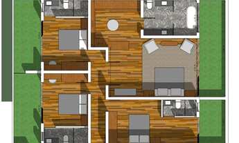 Imagem 2: Alphaville Condomínio Clube Genesis 2 obra parada 507 m2 4 suítes $2.600.000-Santana de Pa