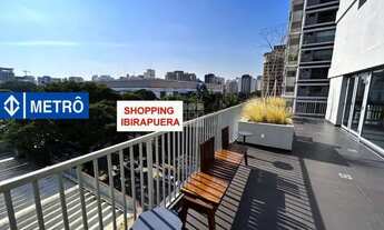 Imagem 7: Apartamento mobiliado com 1 dormitórios 21²m -locação R$ 3.300,00 - Moema - São Paulo/SP