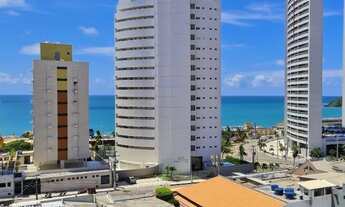 Imagem: Sol da manhã com mar azul de Ponta Negra