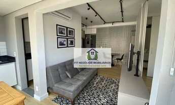 Imagem 6: Apartamento mobiliado com 1 dormitório para alugar, 43 m² por R$ 3.130/mês - Nova Redentor