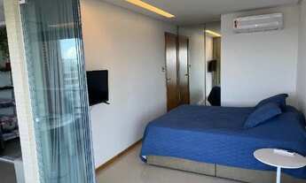 Imagem 2: Apartamento mobiliado para aluguel na Pituba, 1/4, 55m², Norte/Sul, Vista Mar