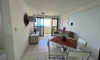 Imagem 3: Apartamento mobiliado, vista mar,<br>2/4 sendo 1 suíte - Ponta negra