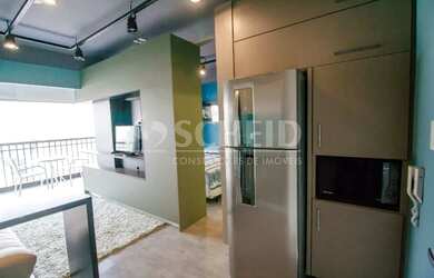 Imagem 5: Apartamento para locação no Centro / Bela Vista. Mobiliado. Novo, 1 dormitório, sala com v