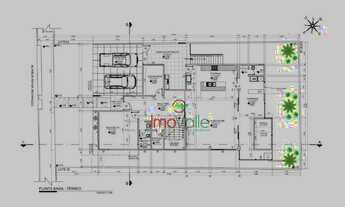 Imagem 3: Sobrado com 4 dormitórios à venda, 405 m² por R$ 2.600.000 - Condomínio Residencial Jaguar