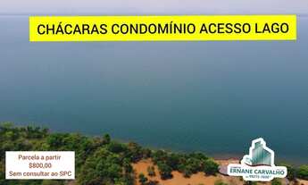 Imagem: Oportunidade chacaras beira lago acesso