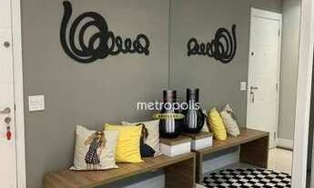 Imagem 4: Apartamento com 1 dormitório para alugar, 69 m² por R$ 5.207,58/mês - Cerâmica - São Caeta