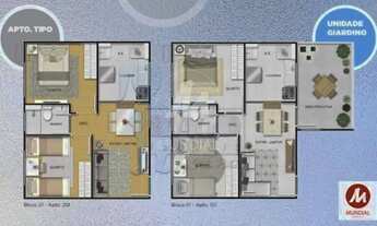 Imagem 6: Apartamento (tipo - padrao) 2 dormitórios, cozinha planejada, portaria 24hs, lazer, espaço